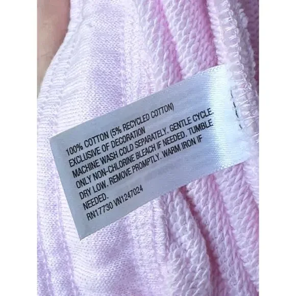 Roller Rabbit x Target Jogger Sweatpants Soft Pink XL New 100% Cotton - Picture 9 of 9